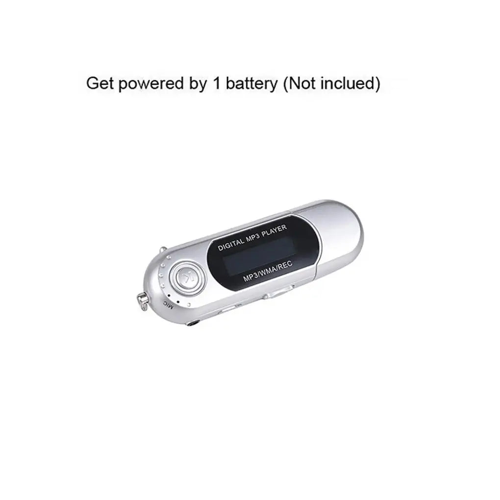 Music MP3 Player Definition Battery Operation Radio Long Endurance Saving Smooth U Disk for Adults Teenagers