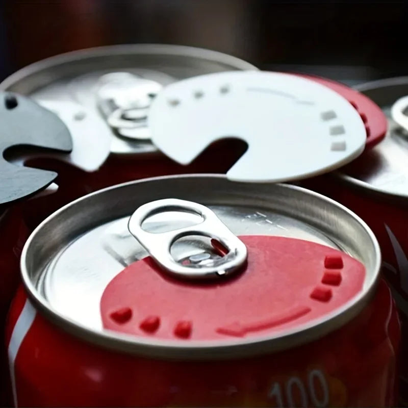 new Can Lid Can Sealer Beverage Can Cap Can Protector Barricade Soda Cap Sealer Plastic Beer Drink Lid Protector for Beer J