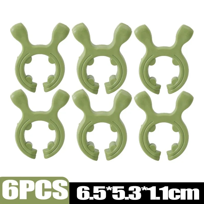 1/6pcs Silicone Spatula Holder Anti Scalding Overflow Pot Clips High Temperature Resistance Spoon Shovel Rack Kitchen Gadgets