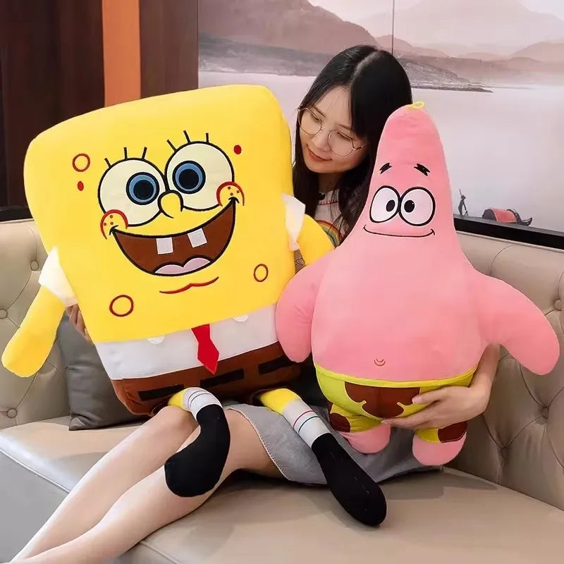 Spongebob Plush Squarepants Patrick · Krabs Gary Plush Doll Kawaii Kid Cartoon Anime Peripheral Toy Christmas Gift