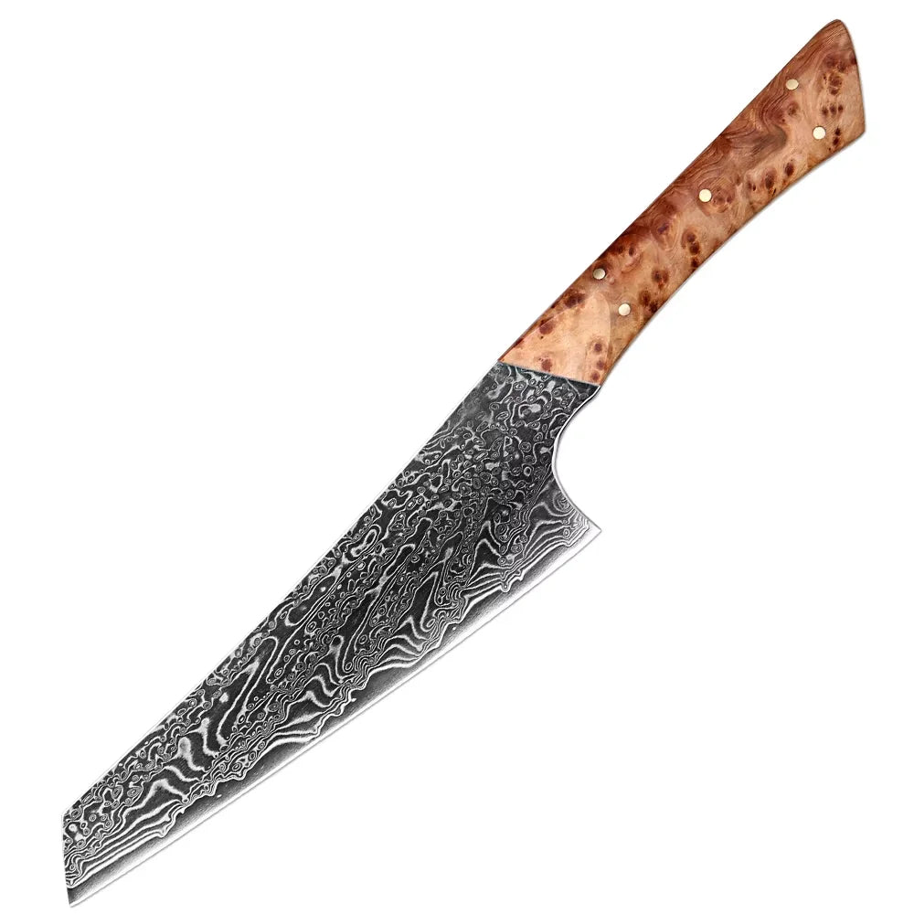 Japanese Kiritsuke Knife Handcrafted  Kitchen Knife,Sharp Kitchen knives,VG10 Core with Damascus Steel Cladding,Pakkawood Handle