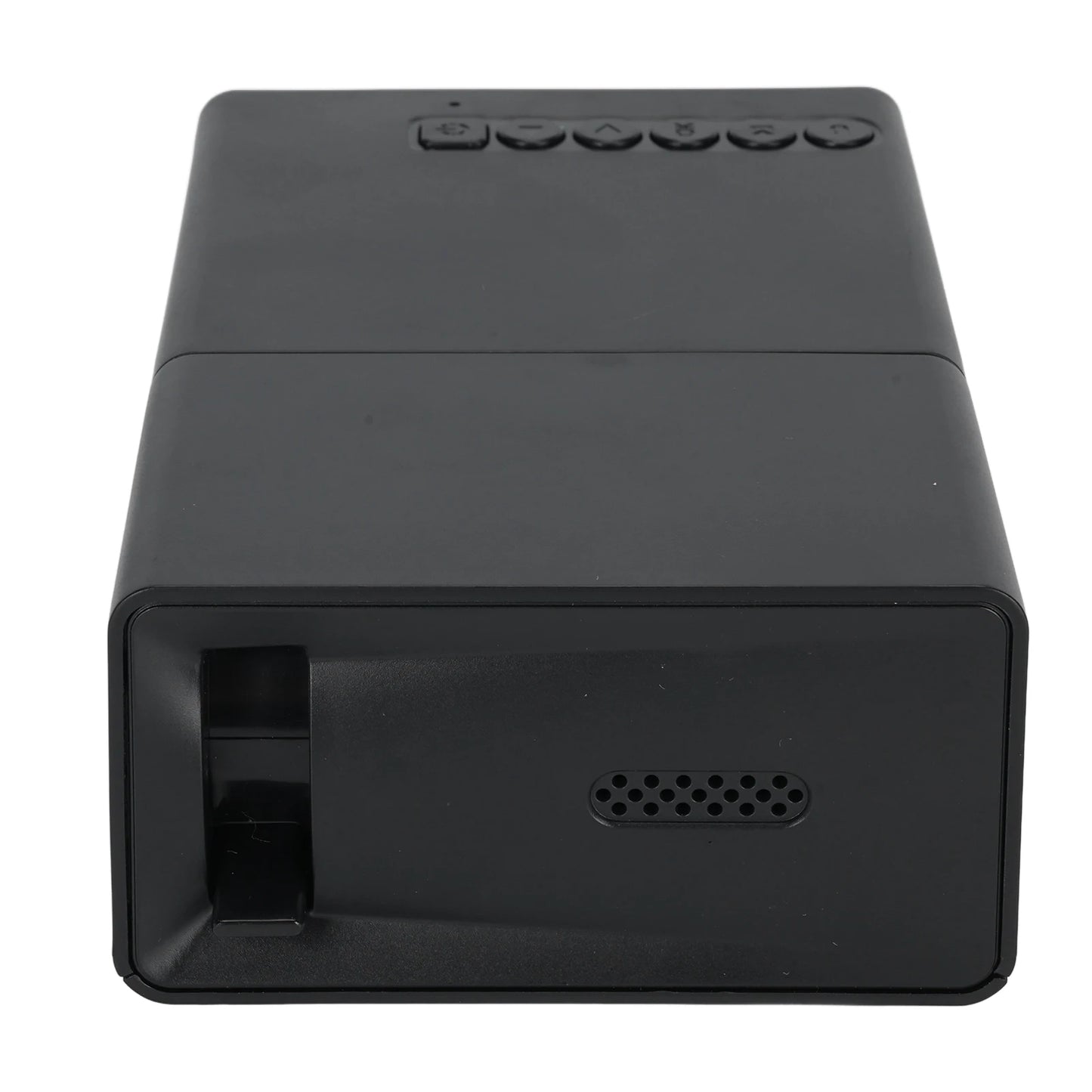 Portable Projector LED Movie Projector 6000lm Brightness HiFi Stereo Speaker HD USB 3.5mm Port for Home Gathering for Phone PC