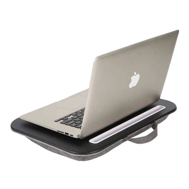MUMUCC Multifunctional Laptop Desk With Cushion and Filled with Foam Particles, Small Pillow Table, Hard Mouse Pad Large
