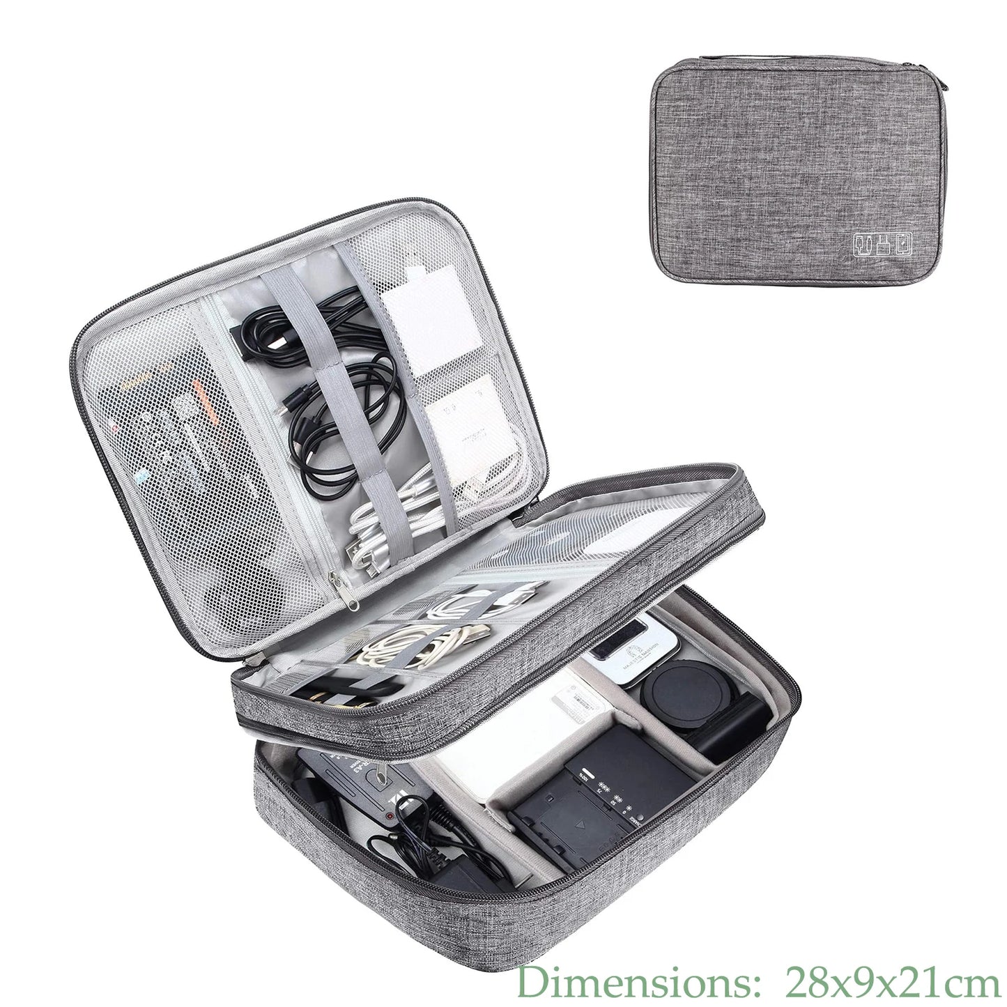 Cable Storage Bag Waterproof Digital Electronic Accessories Organizer Portable Travel Cable Organizer Case for cable Charger
