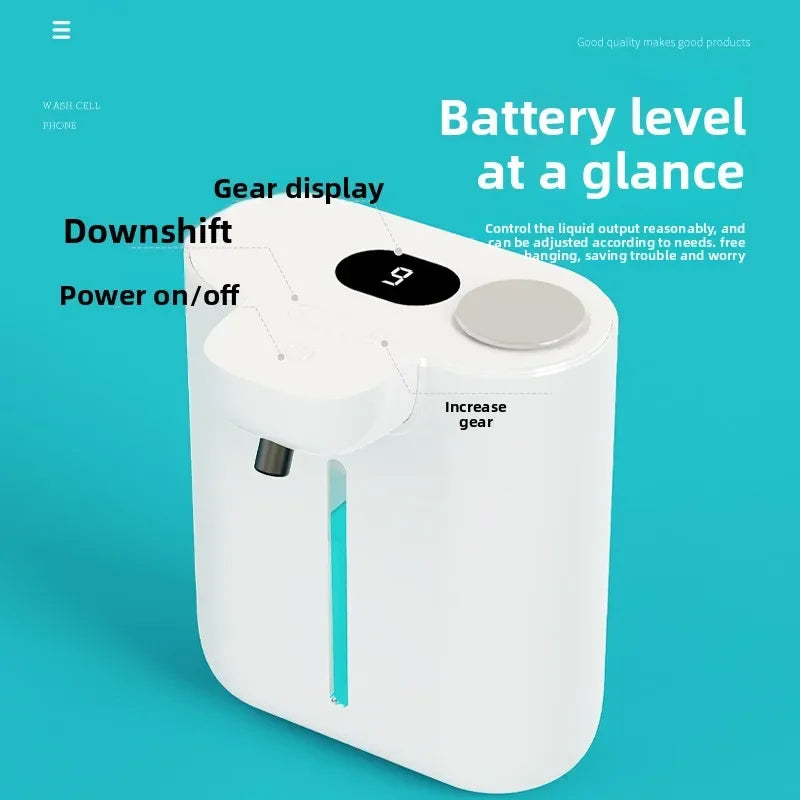 500ML Automatic Soap Dispenser Touchless Type C USB Rechargeable Electric Soap Dispenser Waterproof Foam/Liquid Dispenser