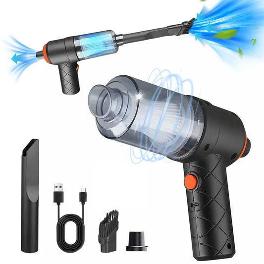 Vacuum Cleaner Mini Powerful Dual Motor Wireless Design Long Battery Life Multi Filters for Home Car Cleaning with Accessories
