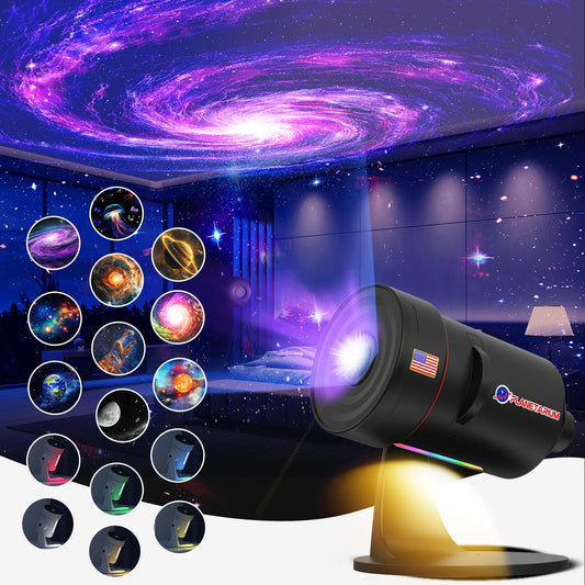 Star telescope galaxy luminous projector 360 rotating planet lamp bedroom, Valentine's Day gift.