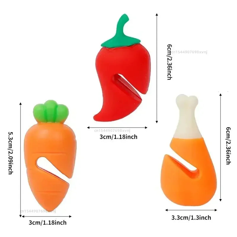 Cute Silicone Pot Lid Anti-spill Rack Heat-resistant Anti-Overflow Stoppers Pot Cover Lifter Holder Creative Kitchen Tool Gadget