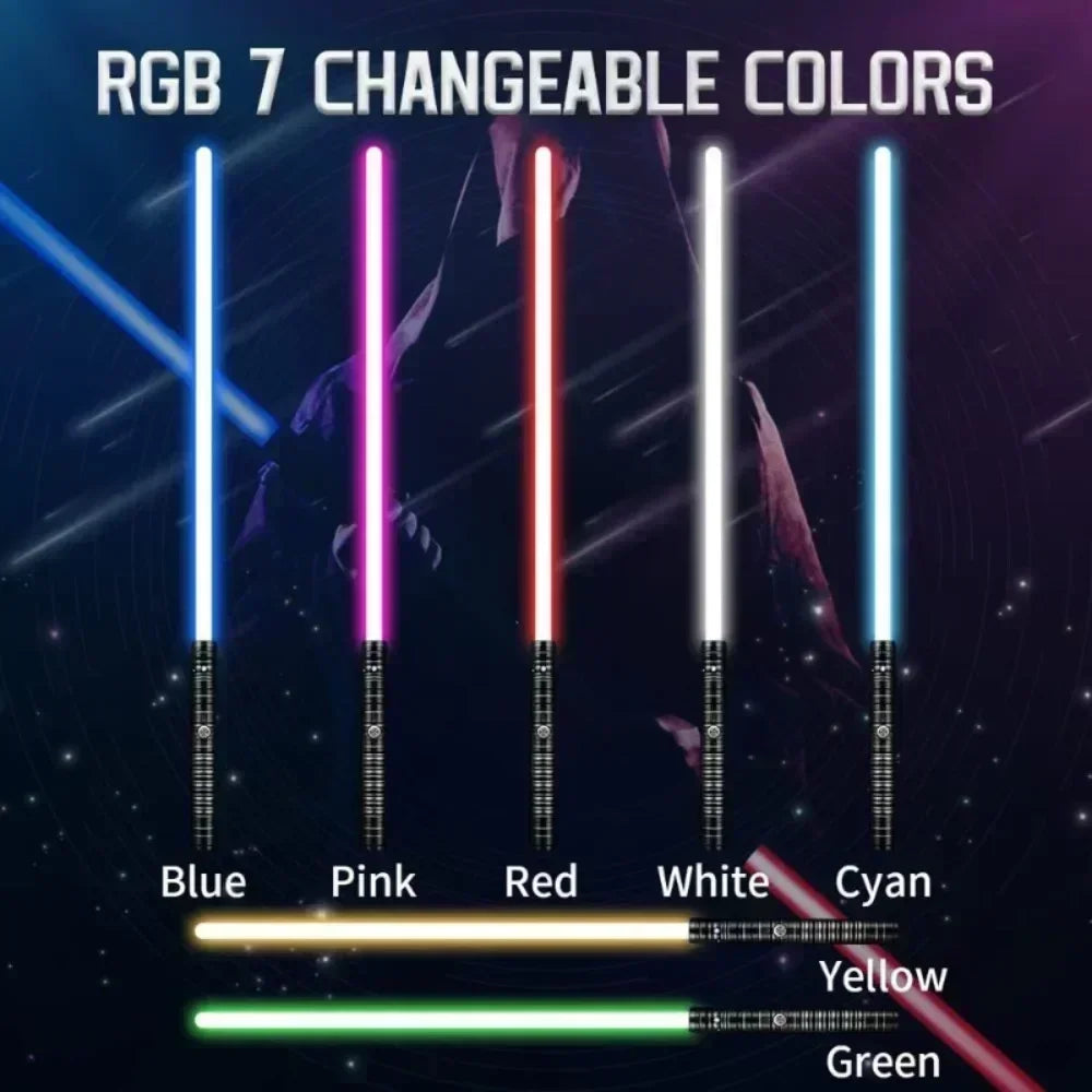FF Lightsaber Laser Weapon Toys RGB Metal Light Saber Sword De Luz Kpop Lightstick Espada Rave Lightsaber Flashing Toy