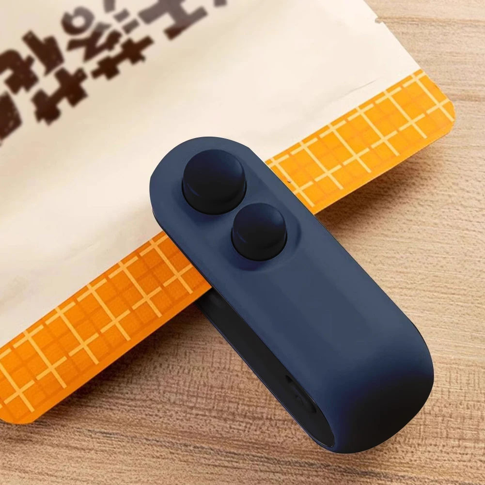 2 In 1 Sealer Cutter Multifunctional Portable Resealer Machine Handheld Bag Sealing Machine for Food Storage Snacks Freshness