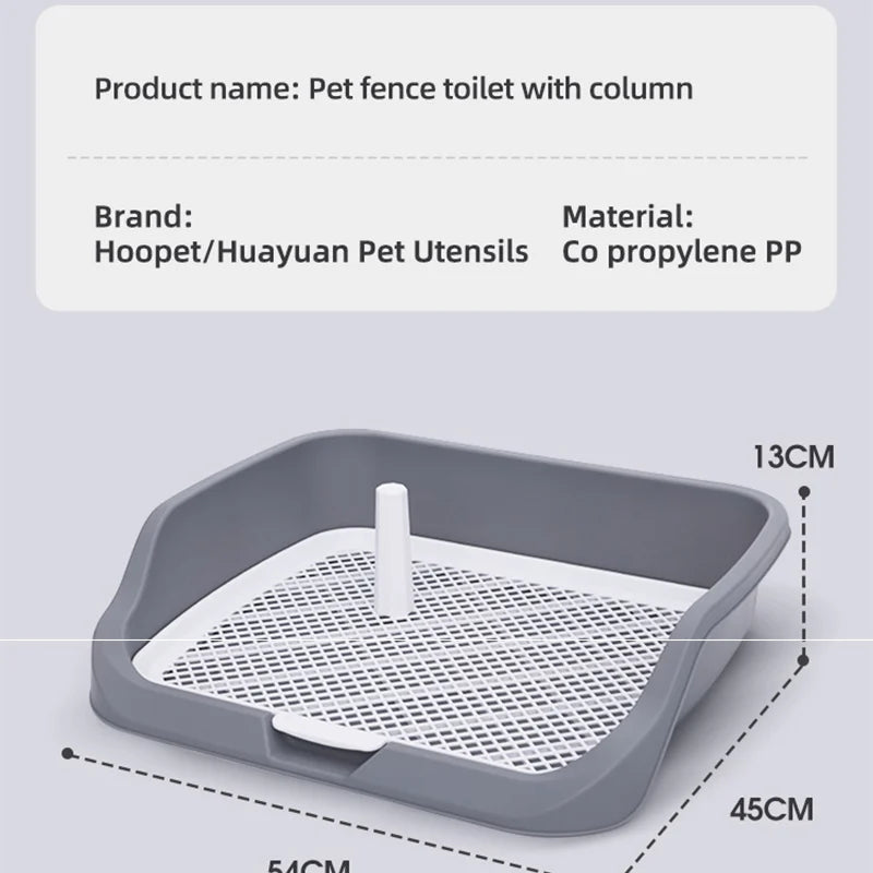 HOOPET Dog Toilet Pet Training Toilet For Dog Teddy Anti-Splash Toilette enclosure Dog toilet Pet Dog Supplies