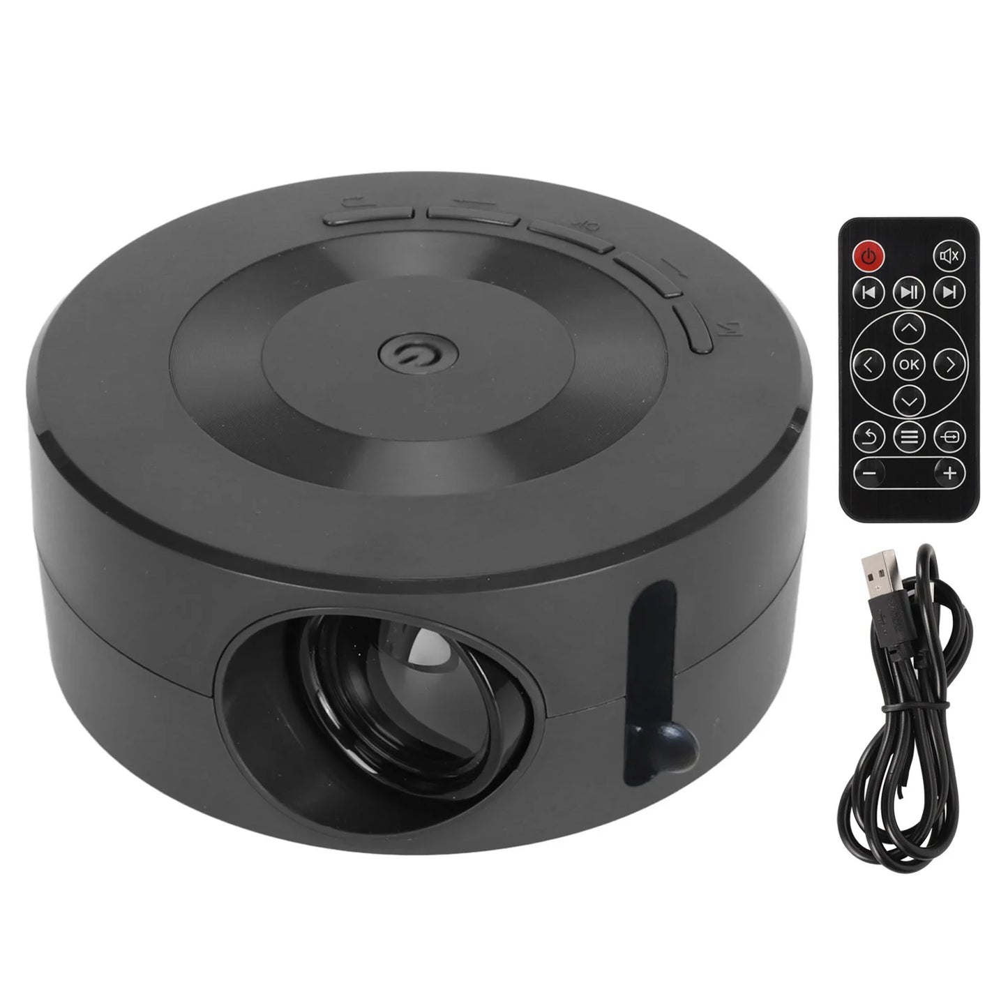 Mini YT200 Projector Home Micro Portable Outdoor Support 1080p Built In Speaker Mobile Phone Same Screen Projector Machine