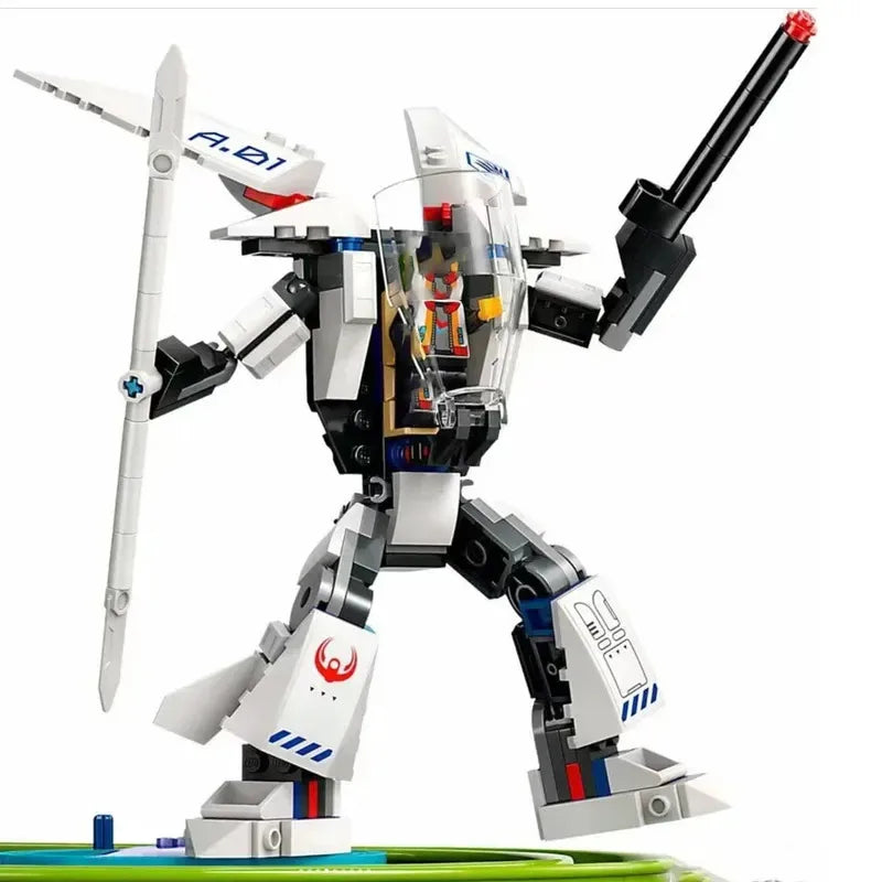 986PCS Exciting Robot Roller Coaster Model – Creative Building Blocks Set for Kids – Perfect Christmas Gift!