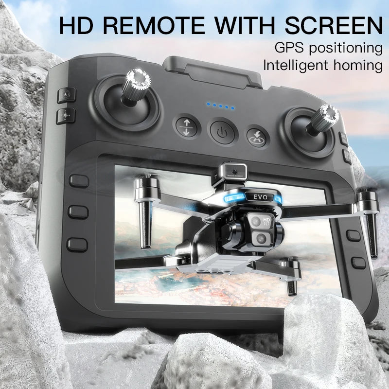 Mini Drone Professional GPS HD Camera Drones 5G WIFI FPV Video 4k UAV 4.5 inch large screen remote control RC Dron SG109 PRO MAX