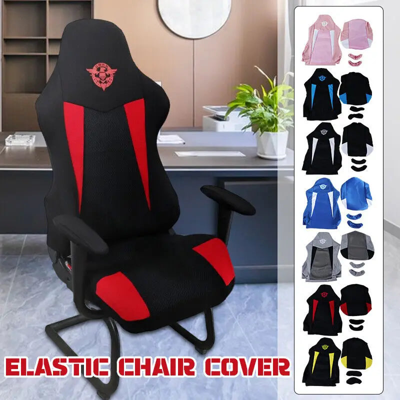 New Gaming Chair Cover Universal Soft Elasticity Polar Fleece Armchair Slipcovers Elastic Breathable Dustproof Chair Protector