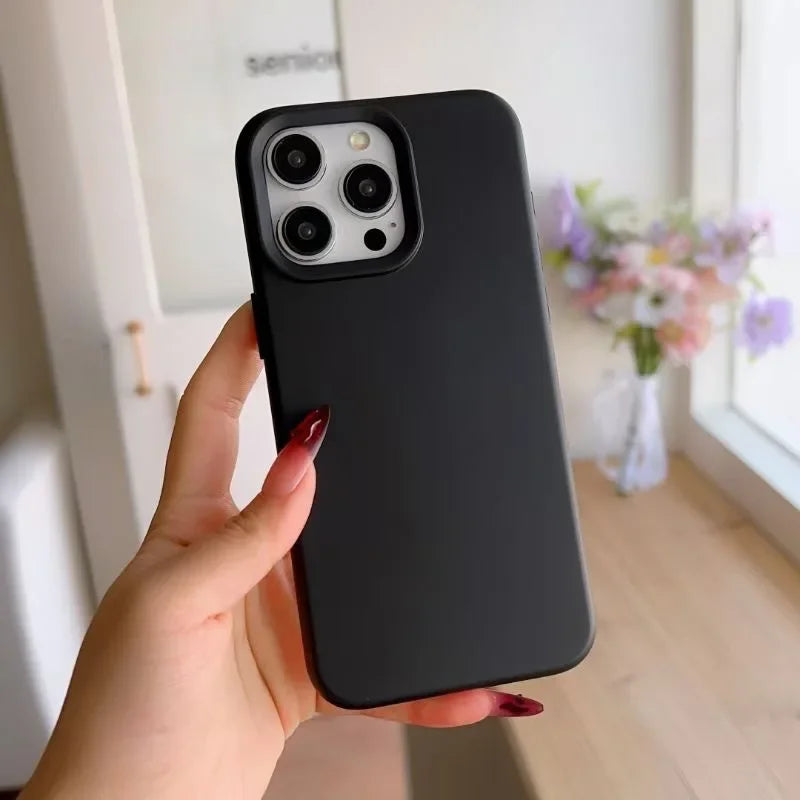 Dopamine-Inspired Silicone Solid Color Simple Fashion Phone Case for iPhone 17 Pro 16 Plus 16 Pro Max 15 14 13 12 11 Back Cover