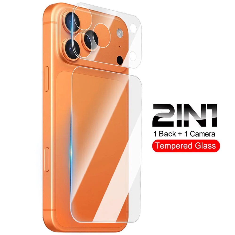 4in1 Lens+Back Screen Tempered Glass for iPhone 17/17 Air/17 Pro/17 Pro Max HD Clear Anti-Scratch Protective Films for iPhone17