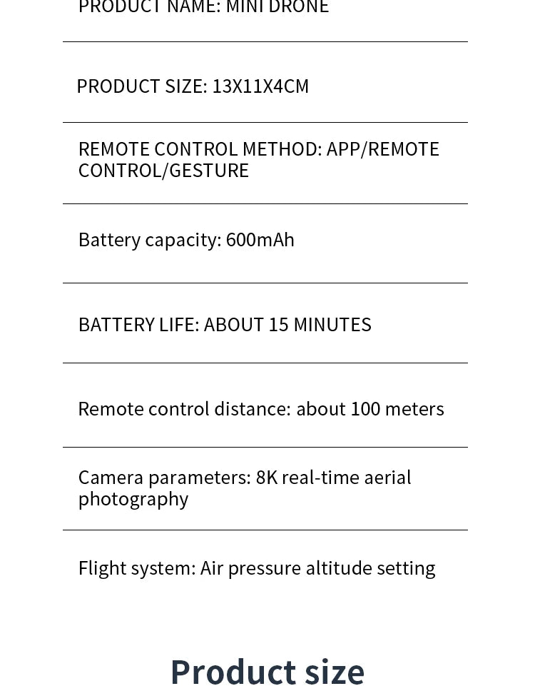 V8 Mini Drone 4K Professional Wide-Angle HD Camera WiFi FPV Height Hold Foldable RC Drone Quadrotor Helicopter Children's Toys