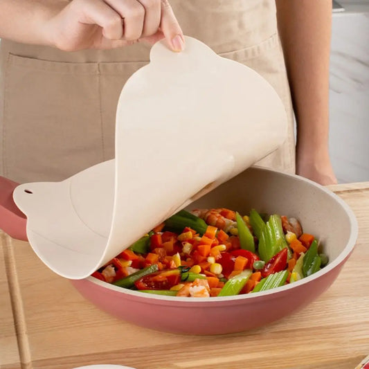 Self Sealing Food Fresh Lids Tableware Anti Overflow Silicone Pot Cover Reusable Preservation Lids Fresh Keeping Cover Cookware