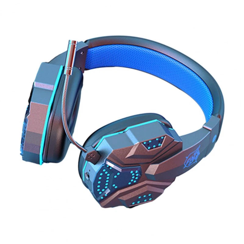 Wireless Headset Gaming Headset With Mic For PS4 PC Switch Gamer Black Blue 1 PCS