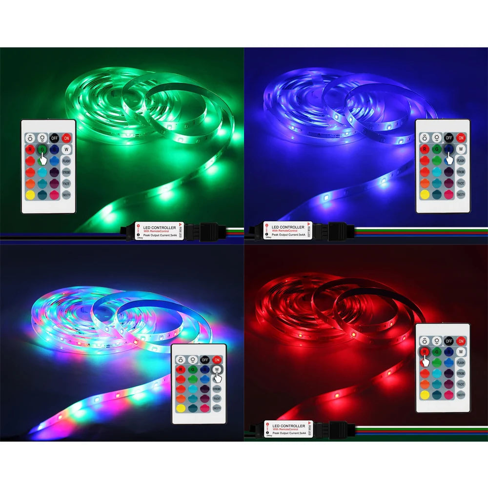 RGB PC LED TV USB Light Strip Backlight 2835 0.5m- 5m Warm White RGB 5 V Volt Led Strip Lights For Gaming Living Room Decoration