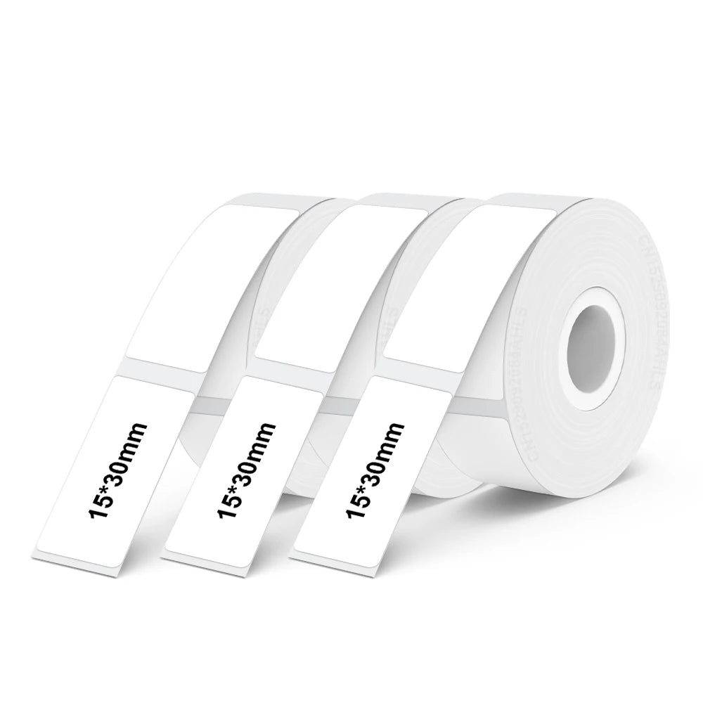 Mini Thermal Printer P15 Label Printer Portable Bluetooth Adhesive Sticker Labeller Inkless Labeling Machine with Thermal Paper