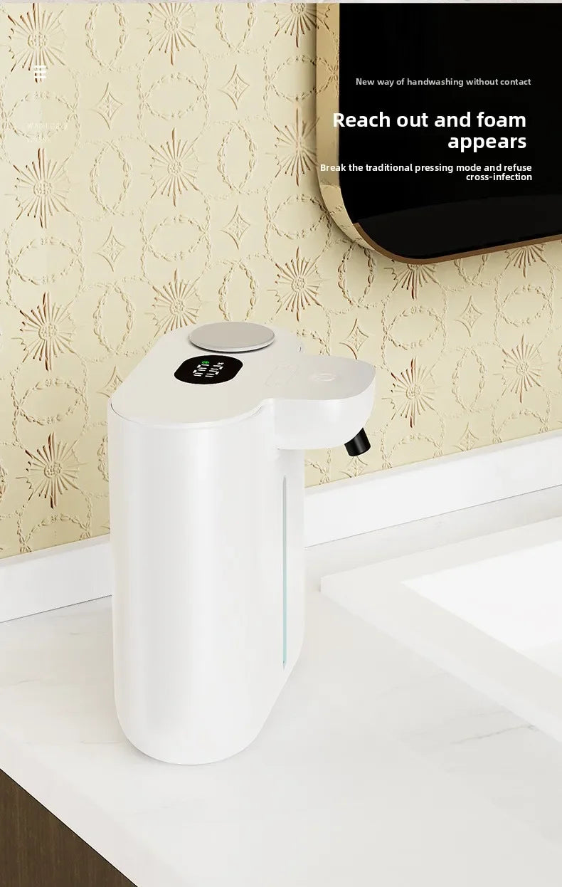 500ML Automatic Soap Dispenser Touchless Type C USB Rechargeable Electric Soap Dispenser Waterproof Foam/Liquid Dispenser