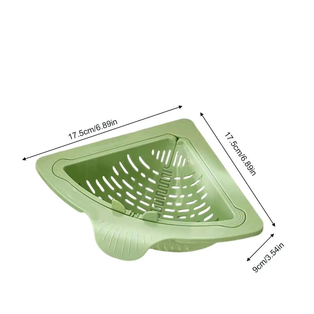 Kitchen Sink Drain Strainer Magnetic Corner Drainer Kitchen Sink Drain Strainer Basket for Garbage Disposal Home Apartment