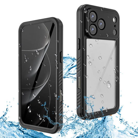 ShellBox Waterproof Phone Case For iPhone 17ProMax Air 16 15 14  Sealed Underwater Diving Full Coverage IP68 Water Proof Case