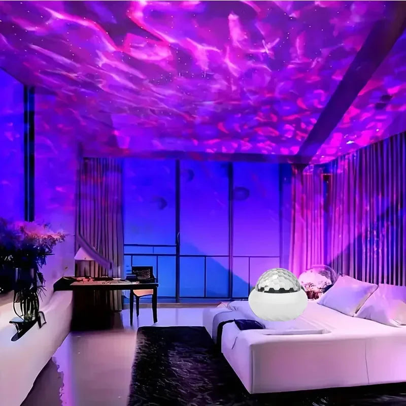 Aurora Starry Northern Light RGB Projection Night Lights USB Plug Remote Control Projector Atmosphere Lamp for Room Party Decor