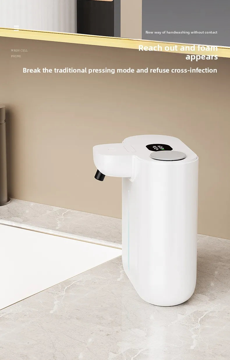 500ML Automatic Soap Dispenser Touchless Type C USB Rechargeable Electric Soap Dispenser Waterproof Foam/Liquid Dispenser