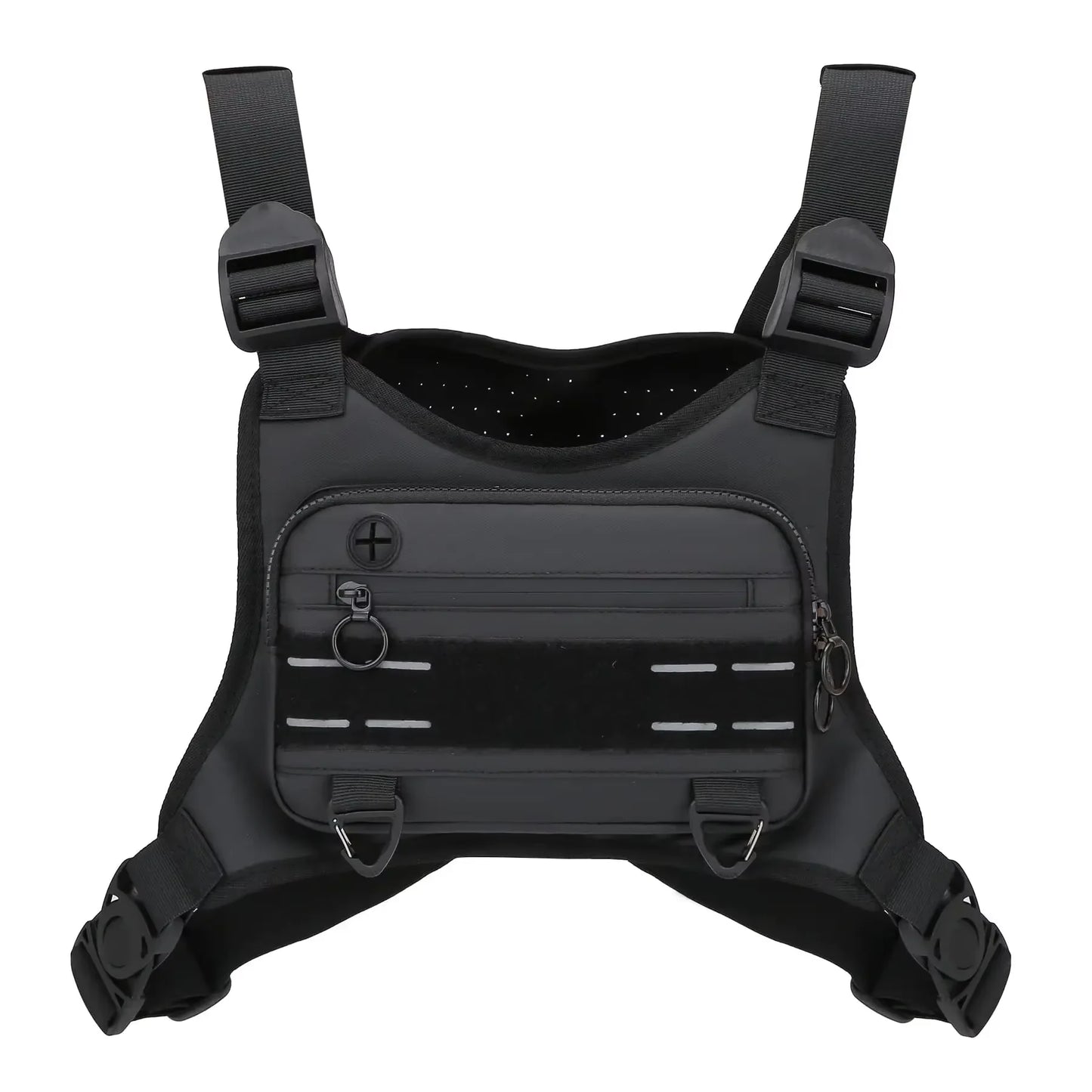 Sports Chest Bag Water Resistant Lightweight Front Chest Pack Running Vest Bag With Built-In Phone Holder Extra Storage 가방 bolsa