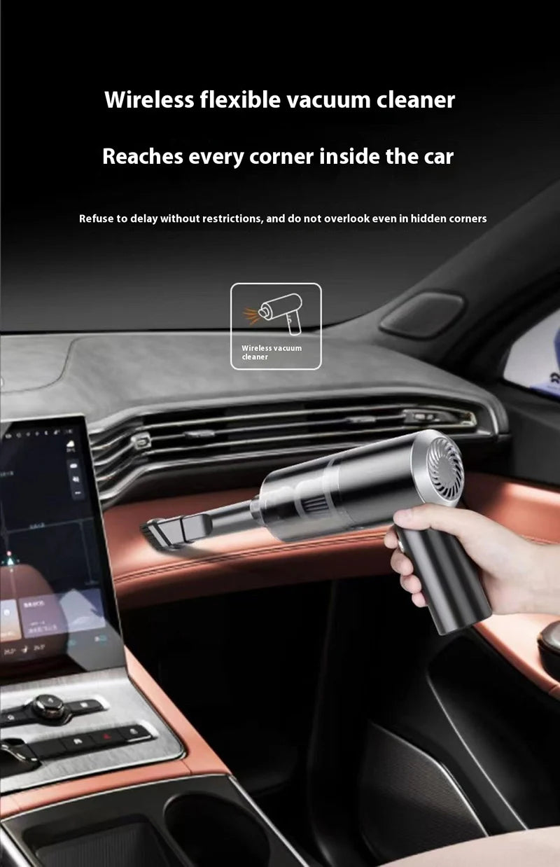 Wireless Mini Vacuum Cleaner Portable Dust Collector Dry And Wet Home Car Dual-Use Handheld Cleaning Appliances USB Charging