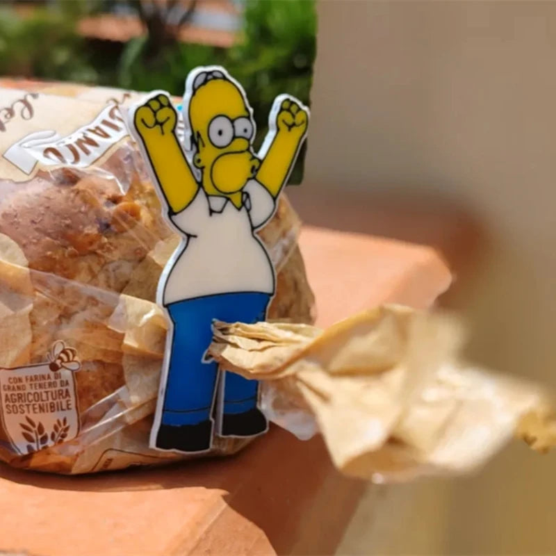 Funny Homer Simpson Butt Bread Clip Bag Closure Novelty Kitchen Gadget