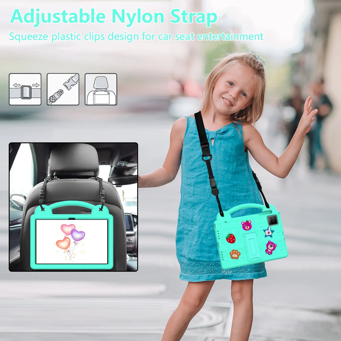 Kids Cartoon Tablet Case For TCL 8 gen2 2024 Tab 10 GEN 2 10.36'' NxtPaper 11 10.95'' Tab 8 LE 8'' with Shockproof Stand Cover