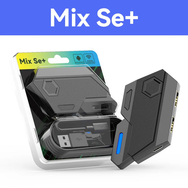 Kit Mobilador Gamer Kit Mobile Games Converter Keyboard Mouse 5 In 1 Kit One Hand Gaming Keyboard Adapter Controller PUBG Mix SE
