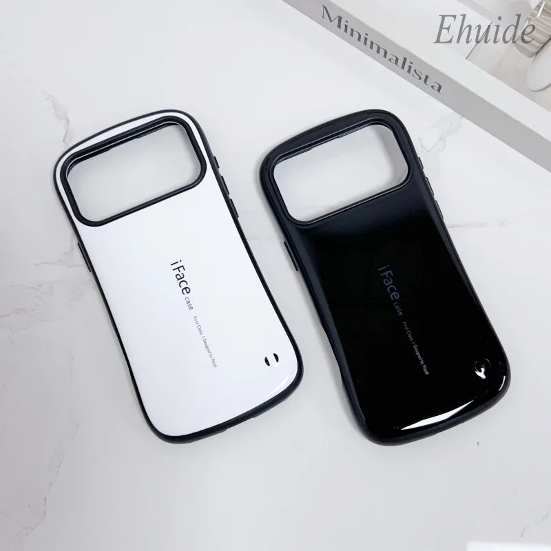 Case For iPhone 17 Pro Max 16 Plus 17 Air iFace Classic Smooth Glossy Armor Shockproof Luxury Back Plastic Silicon Cover Coque