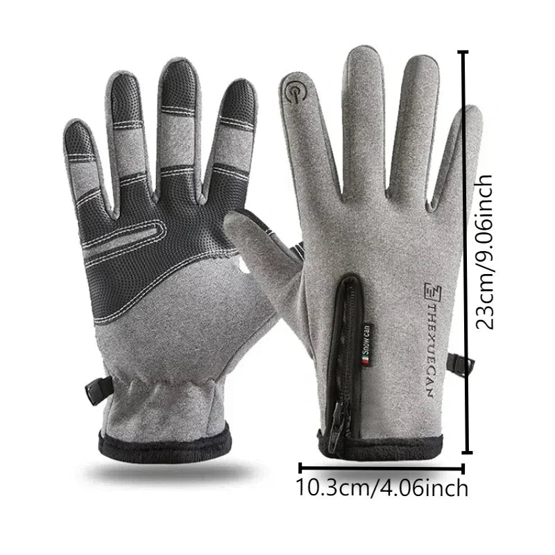 Heated Gloves USB Rechargeable Battery Powered Electric Heated Hand Warmer Support Fingertip Touchscreens for Hunting Fishing