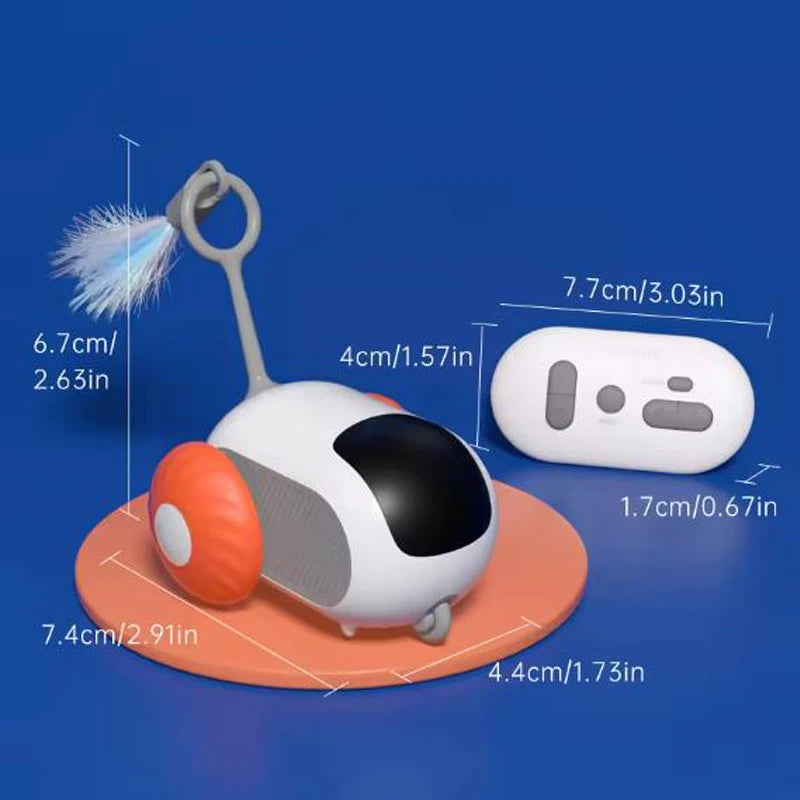 Pet Gravity Smart Run-about Car; Automatic Cat Toy Ball; Pet Electric Remote Control Car; Electric Cat Teaser Car.
