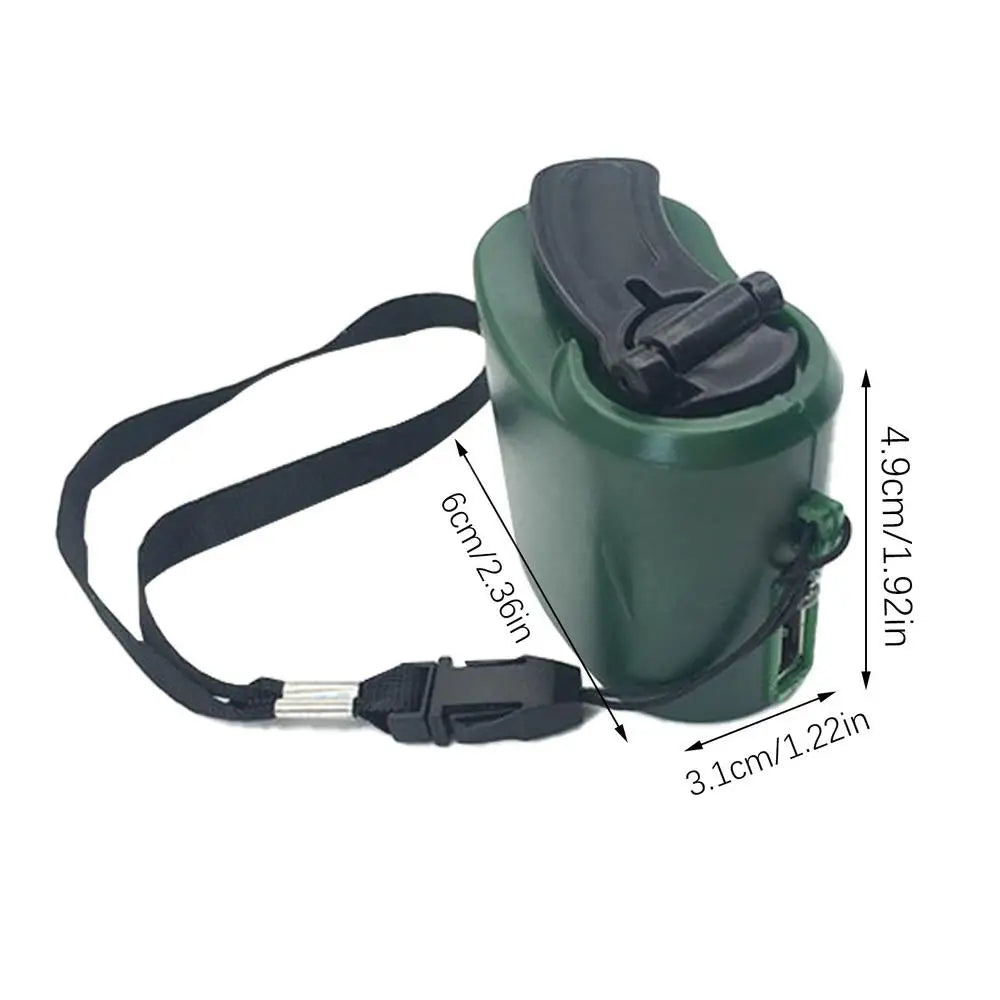 Hand Crank Charger Cellphone Power Supply Compact Phone Charger For Camping Home Survival Preparedness Outage Hiking Backpacking