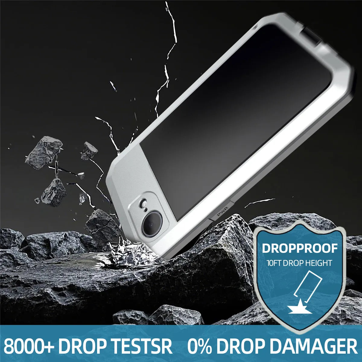 Tough Rugged Metal Shockproof Case for iPhone 17 16 15 14 13 12 11 Pro Max Plus XS XR X SE 2022 8 7 Heavy Duty Full Protective