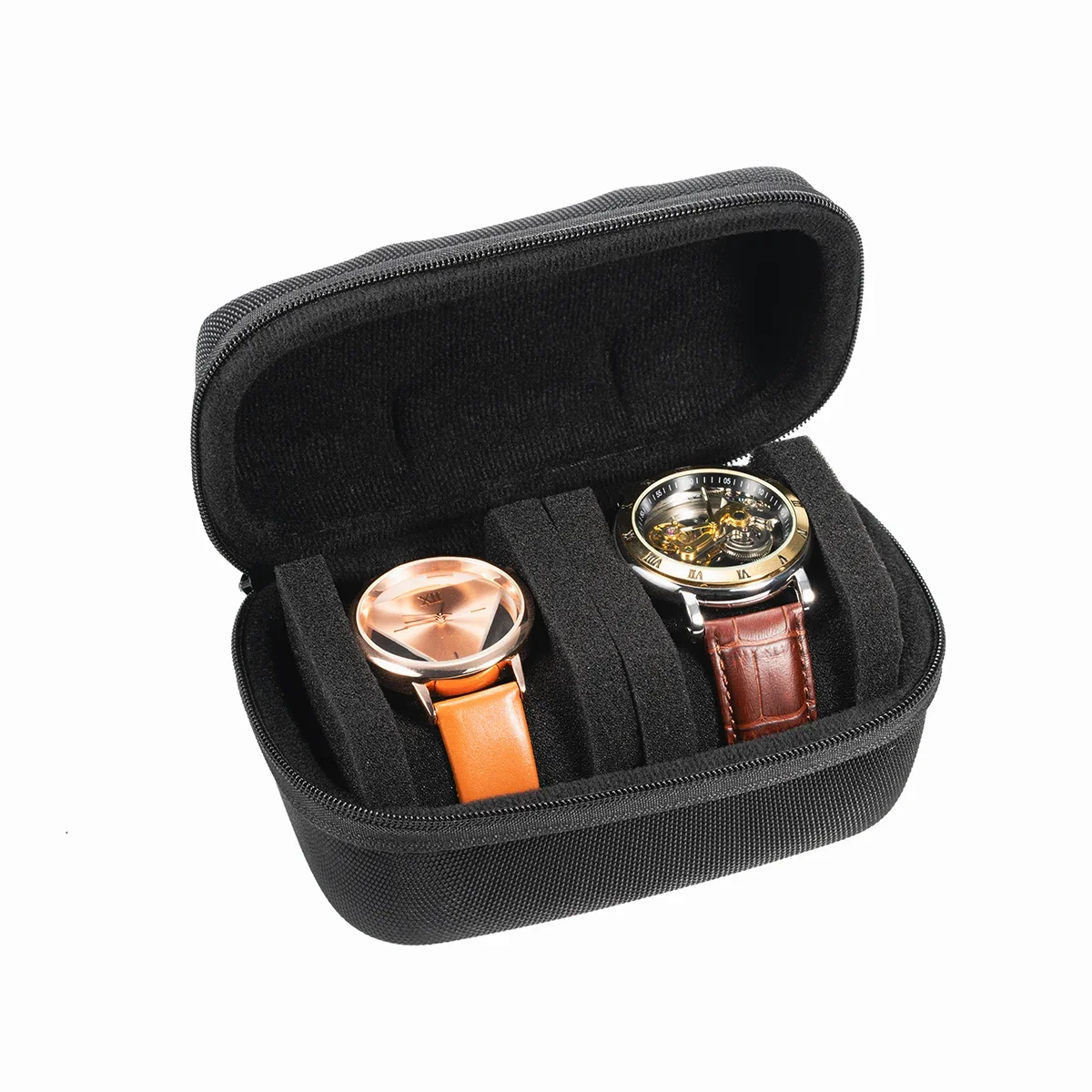 Watch Box Organizer Watch Travel Case Portable Storage Watch Display Holder for Wristwatches and Smart Watches Men Women Gift