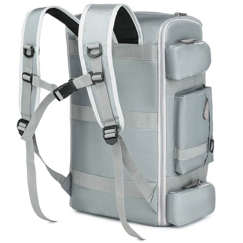 Outdoor multi-functional backpack, large-capacity backpack, outdoor hiking bag, multi-pocket commuting bag
