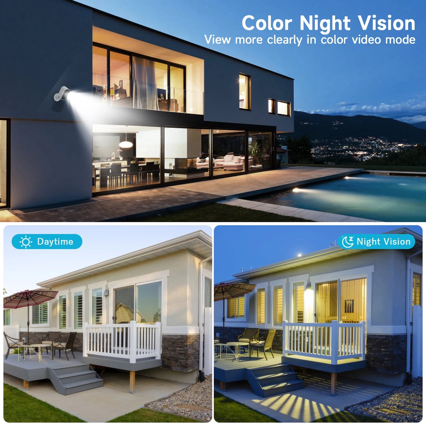 WIFI Surveillance Camera 1080P Outdoor IP Camera Smart Home Security Protection Night Vision Video Recorder Battery Powered