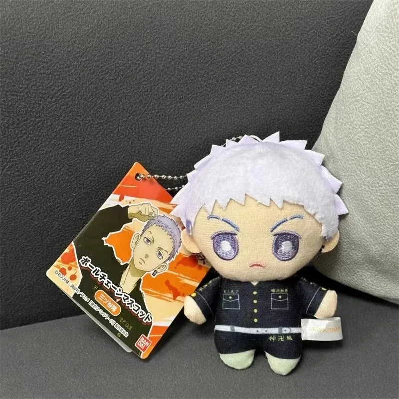 10cm Anime Tokyo Revengers Plush Doll Toy Manjiro Sano Baji Keisuke Matsuno Chifuyu Draken Baji Keisuke Stuffed Toy Pendant Gift