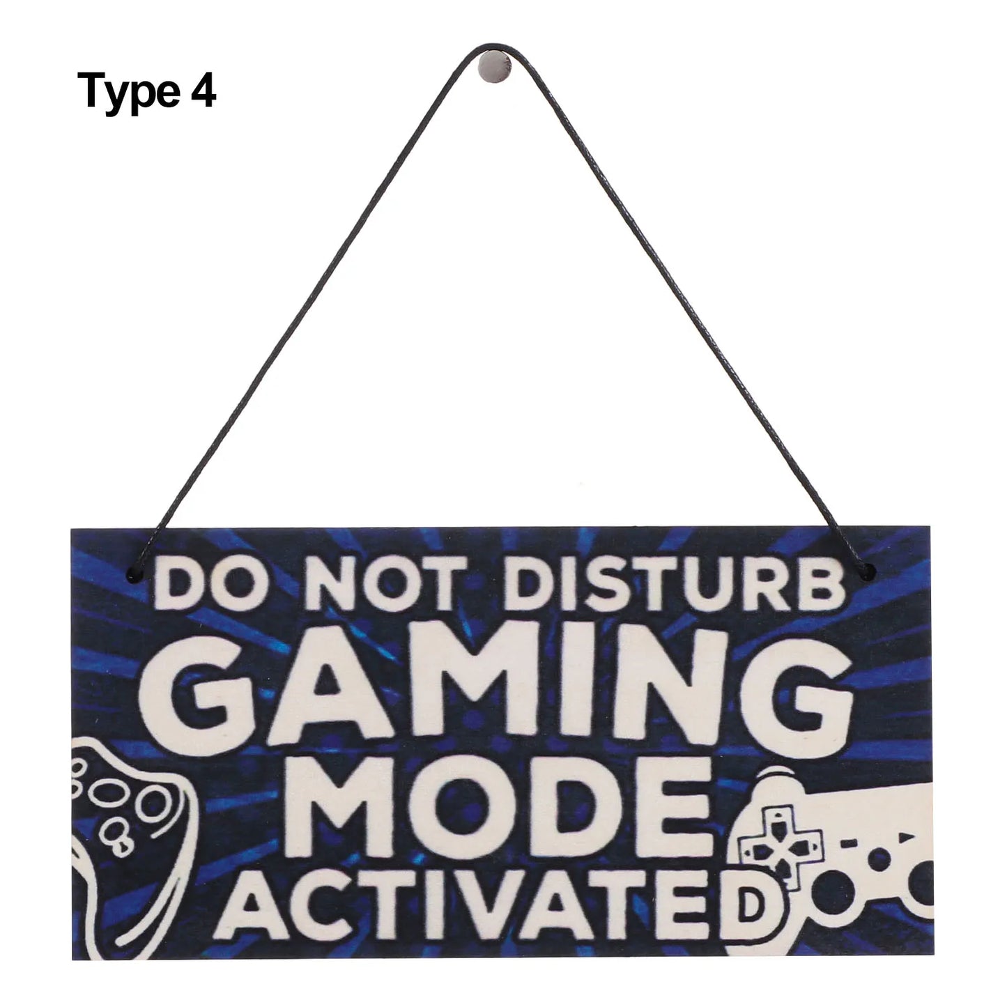 Gaming Room Sign Wood Plaque Do Not Disturb Hanging Pendant I'm Gamer Door Wall Decor Novelty Gift For Teens, Boyfriend, Husband