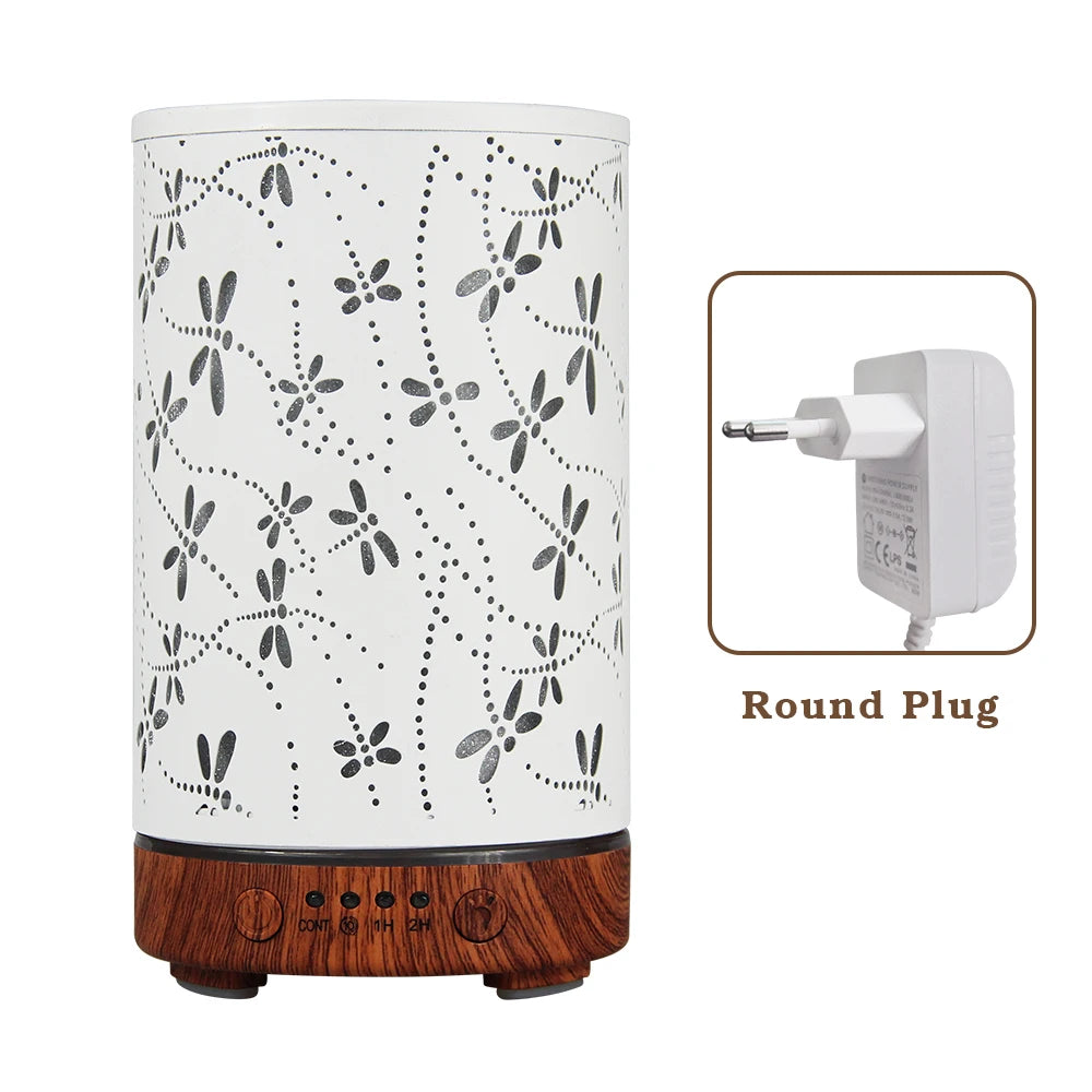 Essential Oil Diffuser 100ML Aroma Diffuser Cool Mist Humidifiers Dragonfly Scent Diffuser with Auto Shut-Off Protection