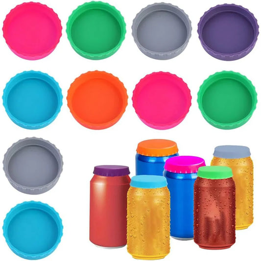 1/3/6PCS Standard Beverage Can Covers Leak Proof Sealing Cap Red Wine Soft Cap Sealing Cap Beverage Can Lids Soda Lid Protectors