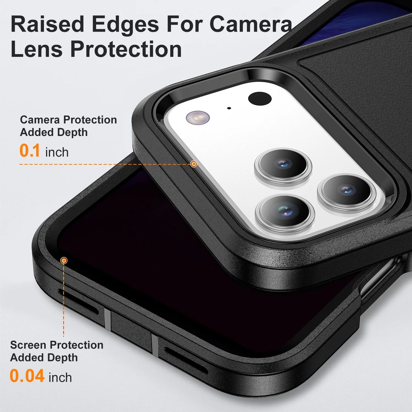 Case For iPhone 17 16 15 14 13 12 11 Pro Max XS XR 8 Plus Heavy Duty Shockproof Anti-Scratch Rugged Protective with Full Cover