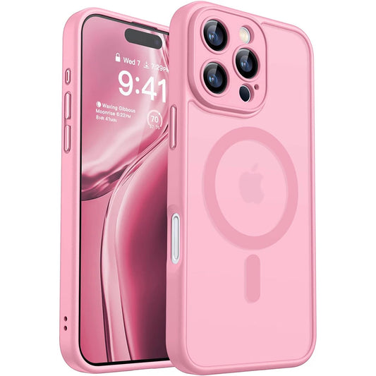 Luxury Armor Shockproof Hybrid Case For iPhone 16 15 14 13 Pro Max Plus Matte Transparent Hard Cover Silicone Soft Shell Clear